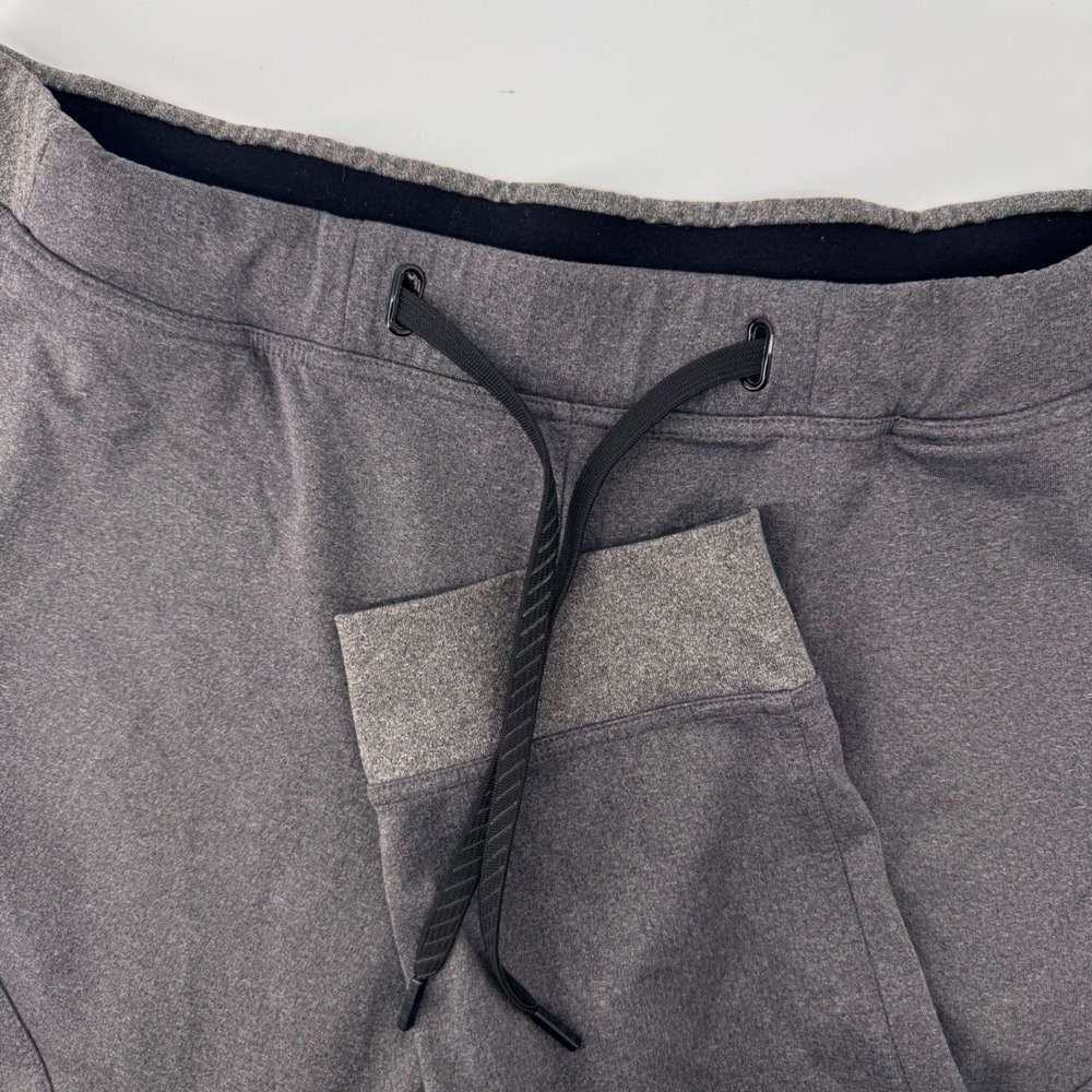 HYLETE Joggers Mens XL Gray Heathered Athletic Training Tapered Pants 9517